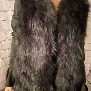 Front Faux Fur Jacket